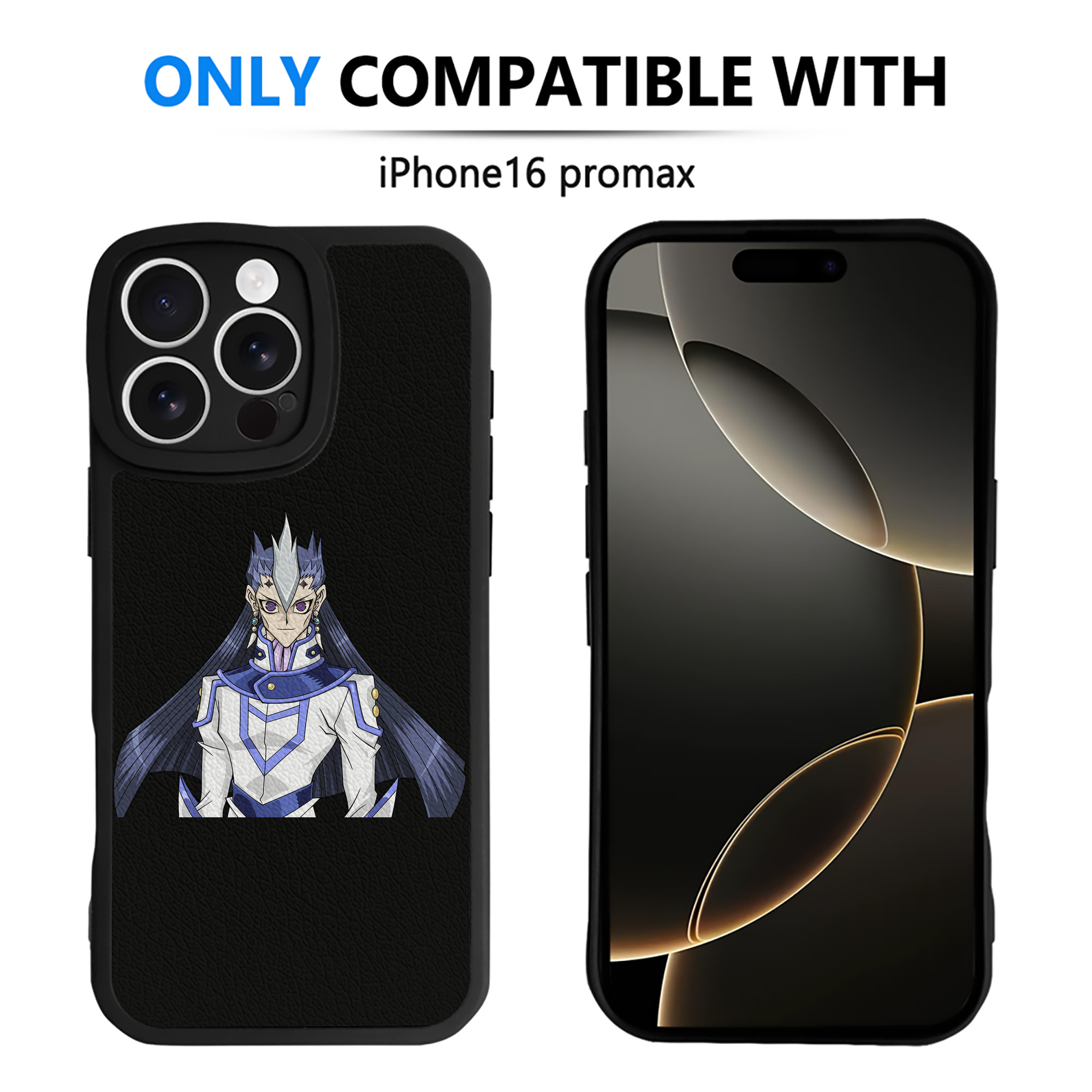 （画像用） 遊☆戯☆王 Yu-Gi-Oh! 【iPhone 16シリーズ対応】シリコンスマホケース（レザー調） 材質：シリコン